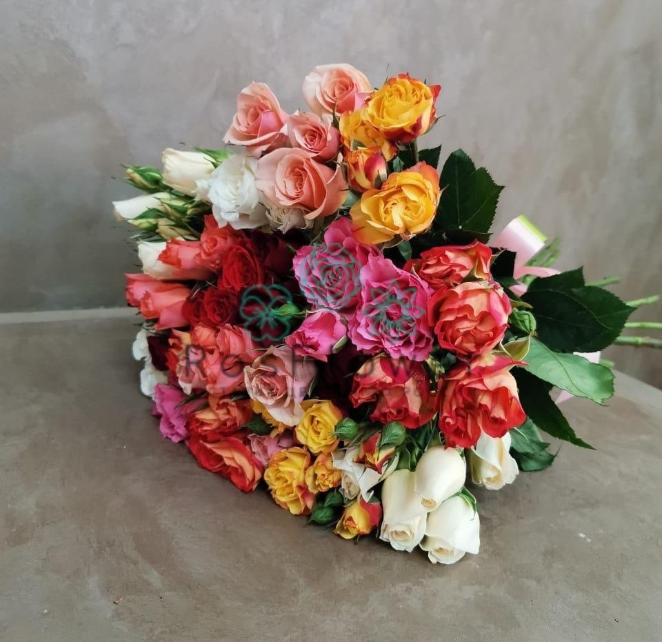 Букет цветов из: Розы в Багане