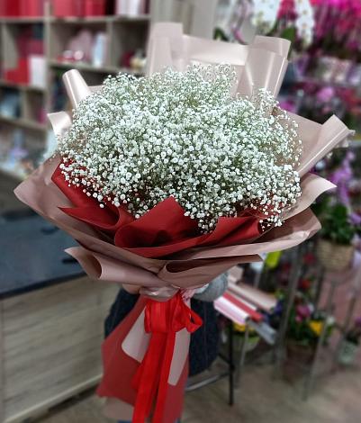 Букет цветов из: Гипсофила в Багане