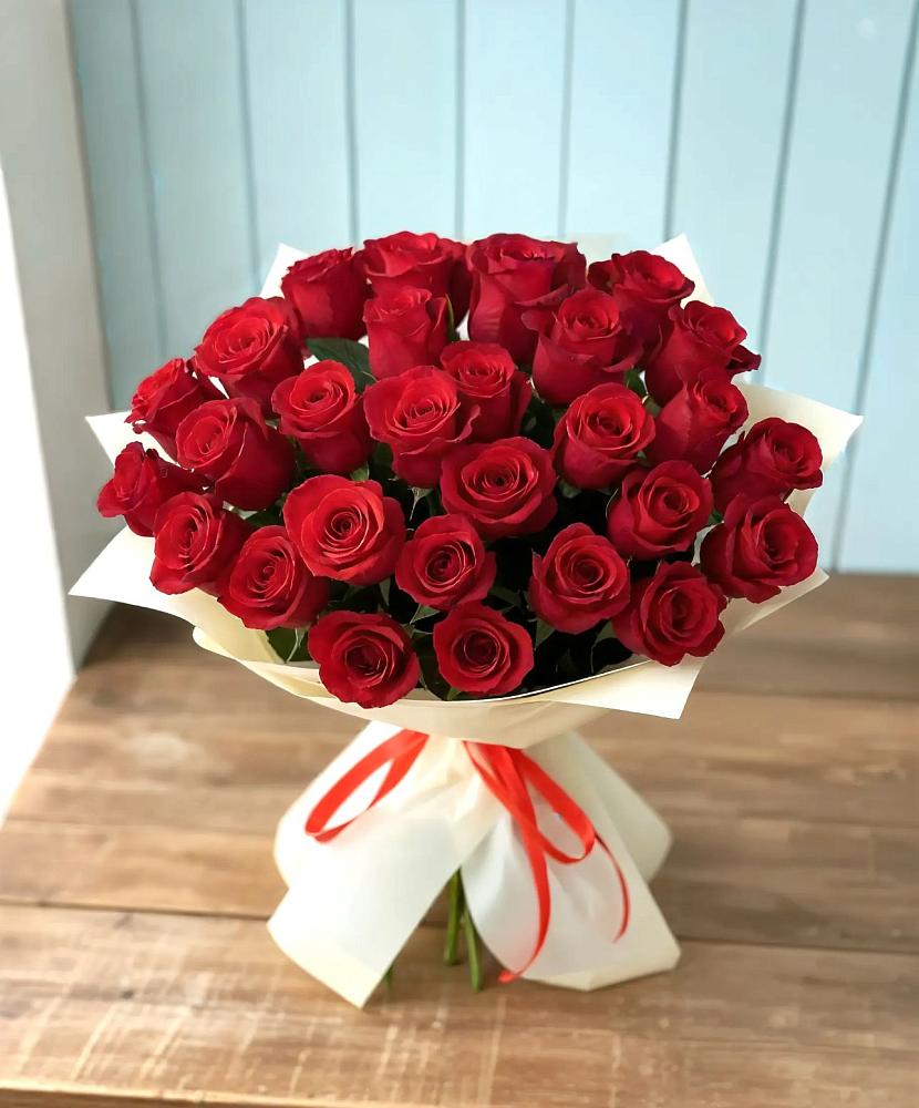 Букет 29 Красных роз в Багане