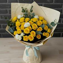 Букет цветов из:  Розы в Багане