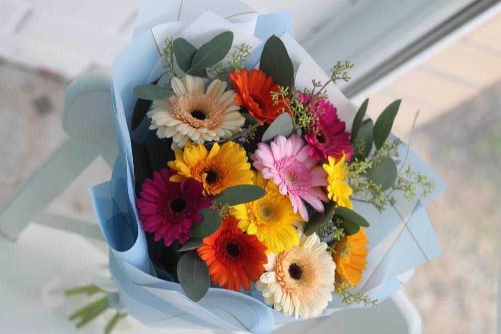 Букет цветов из: Герберы в Багане