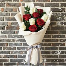Букет цветов из:  Розы в Багане