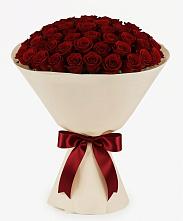Букет 101 Бордовая роза Блэк Бакарра в Багане
