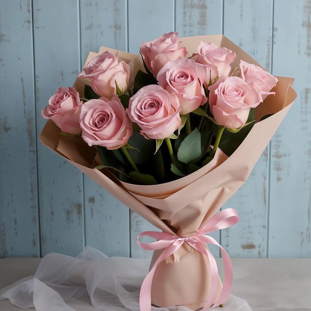 Букет цветов из: Розы в Багане