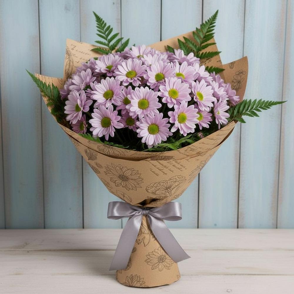 Букет цветов из: Хризантемы в Багане