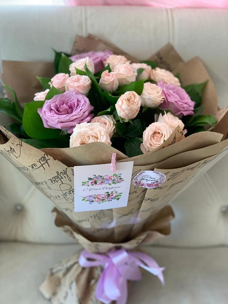 Букет цветов из: Розы в Багане