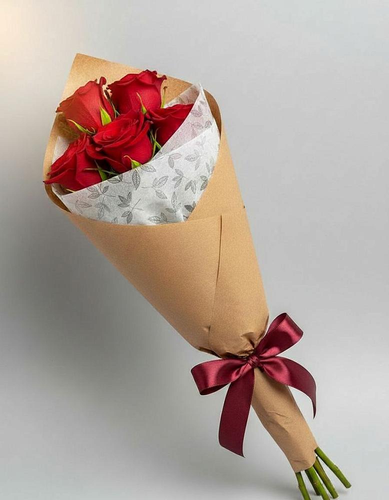 Букет цветов из: Розы в Багане