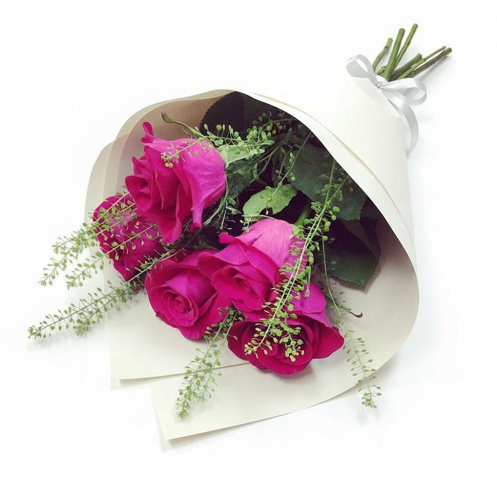 Букет цветов из: Розы в Багане