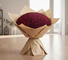 Букет 101 Красная роза в Багане