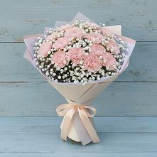 Букет цветов из:  Гвоздики в Багане