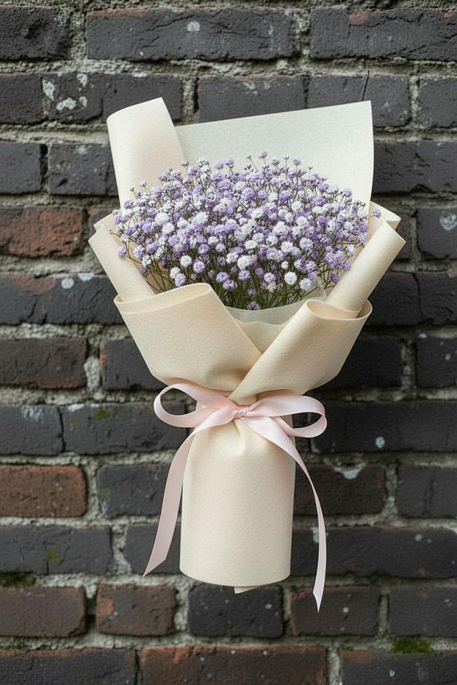 Букет цветов из: Гипсофила в Багане