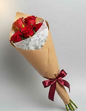 Букет цветов из:  Розы в Багане
