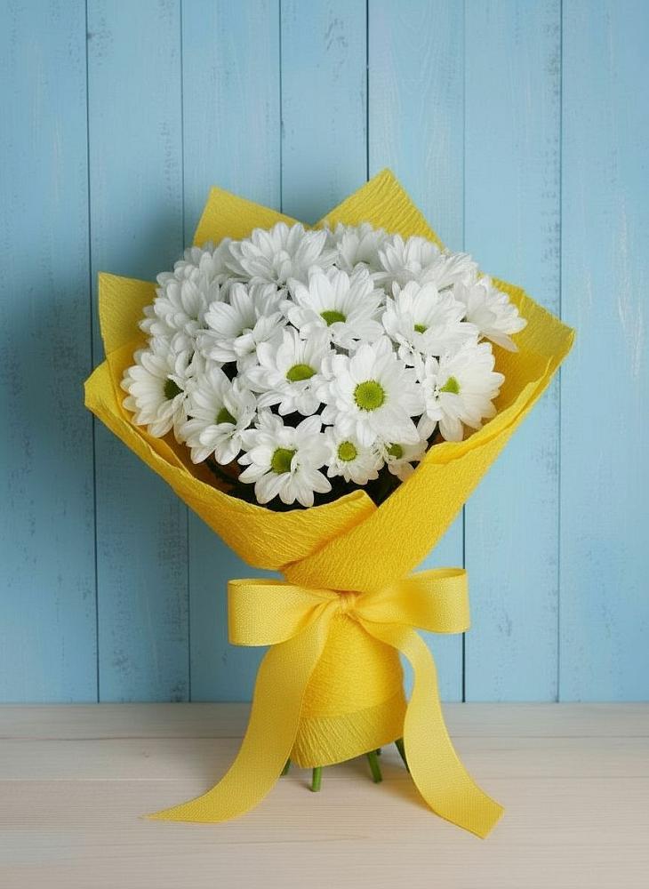 Букет цветов из: Хризантемы в Багане