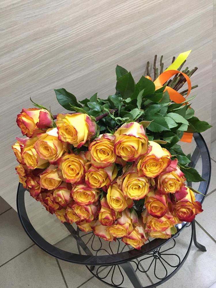 Букет Желтые розы в Багане