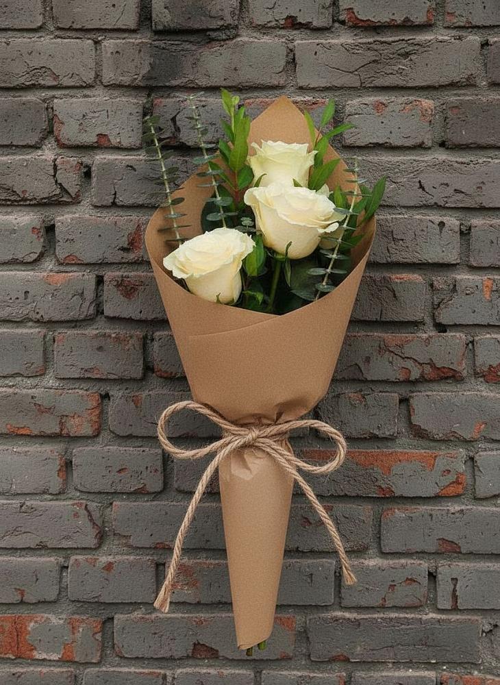 Букет цветов из: Розы в Багане