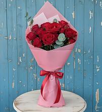 Букет цветов из:  Розы в Багане