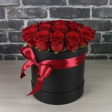 Цветочная композиция из Розы в шляпной коробке #REPLACE_PRED# Багане