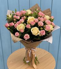 Букет цветов из:  Розы в Багане