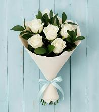 Букет цветов из:  Розы в Багане