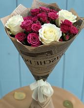 Букет цветов из:  Розы в Багане