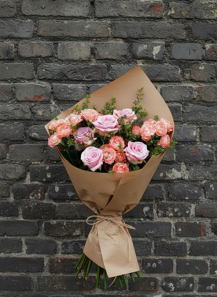 Букет цветов из: Розы в Багане