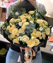 Букет цветов из:  Розы и Лизиантусы #REPLACE_PRED# Багане