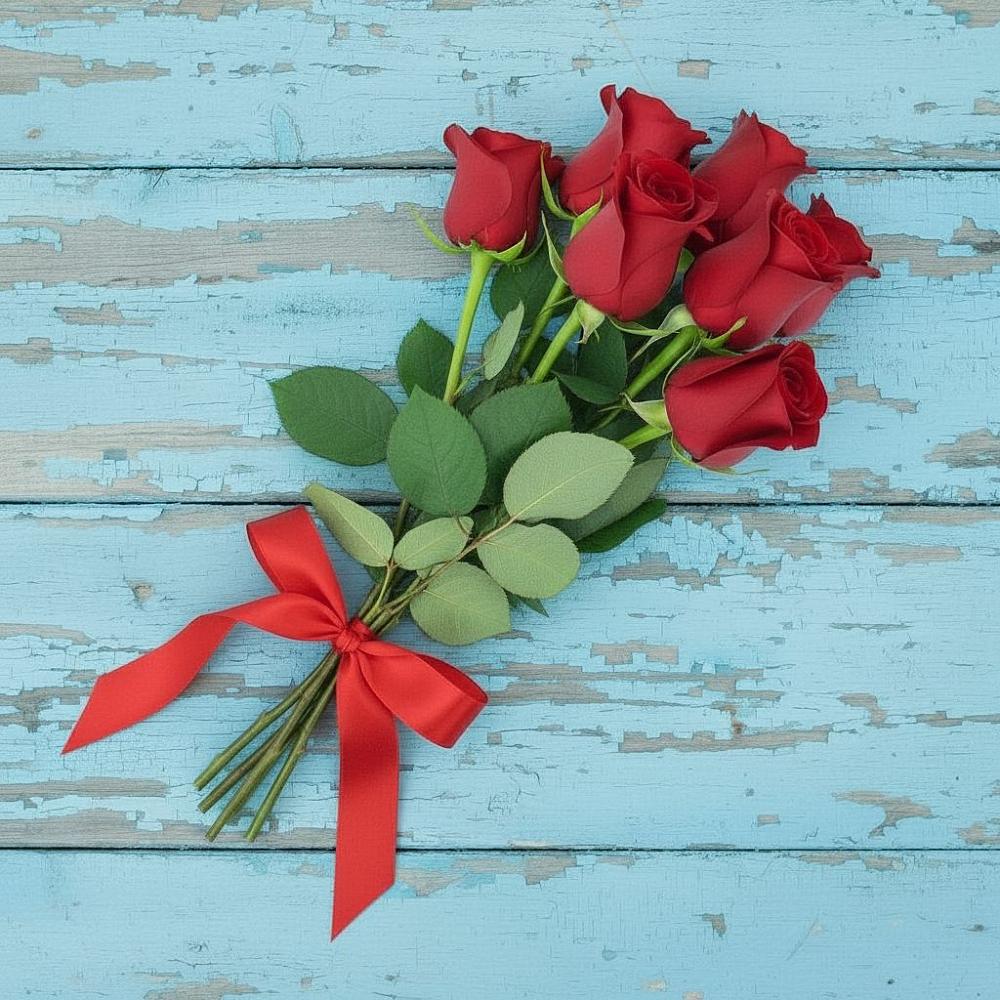Букет Красные розы в Багане