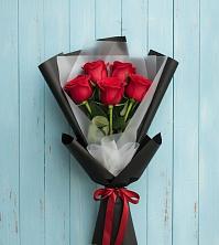 Букет цветов из:  Розы в Багане