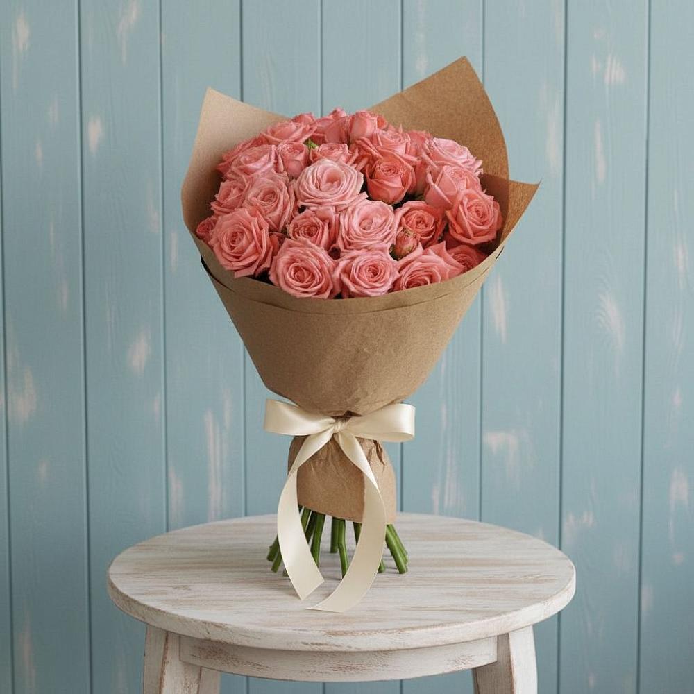 Букет цветов из: Розы в Багане