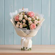 Букет цветов из:  Розы в Багане