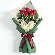 Букет цветов из:  Розы в Багане