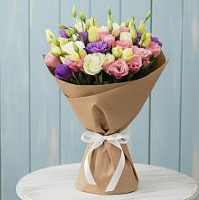 Букет цветов из:  Лизиантусы в Багане