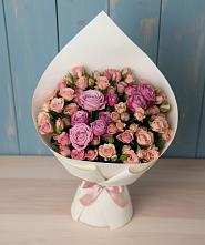 Букет цветов из:  Розы в Багане